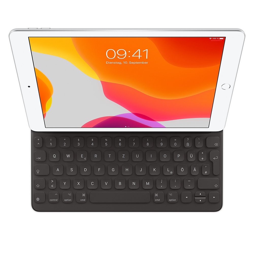 Apple Smart Keyboard für iPad 10.2" (9. Gen.) / iPad Air (3. Gen.) Schwarz iPad 10,2" / iPad Air 10,5" / iPad Pro 10,5" 