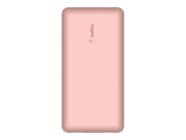 Belkin BOOST CHARGE™ Powerbank 20.000mAh, 15W, USB-A und USB-C Anschluss, rosa