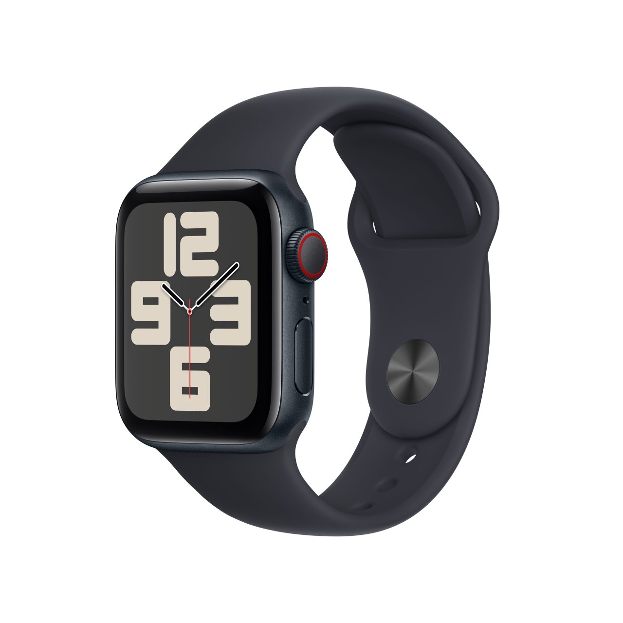 Apple Watch SE Aluminium Mitternacht Mitternacht 44 mm S/M (130-180 mm Umfang) Mitternacht GPS + Cellular