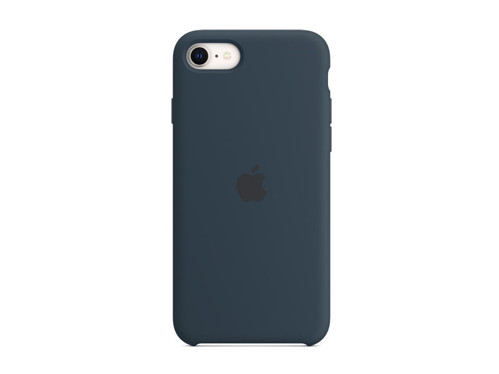 Apple Silikon Case für iPhone SE (2./3. Gen.) Abyssblau iPhone SE