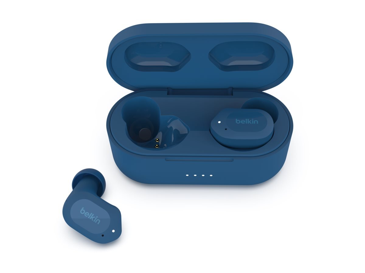 Belkin SoundForm Play True Wireless In-Ear-Kopfhörer Blau Kabellos