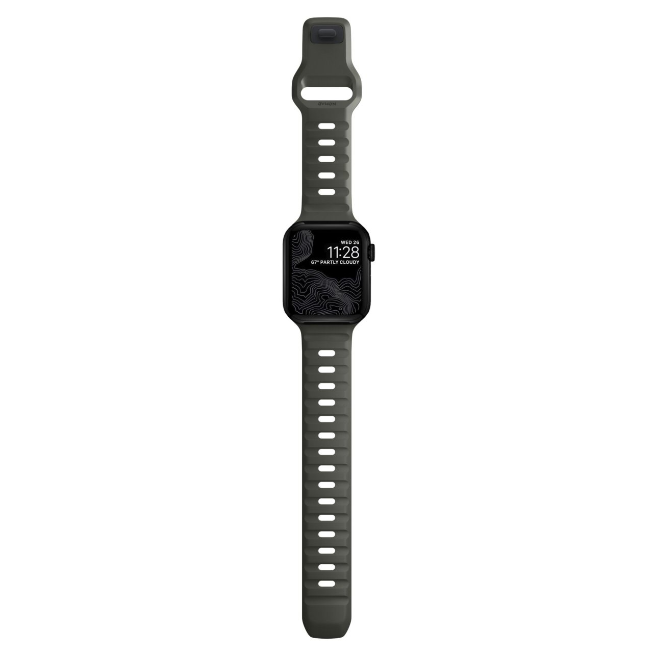 Nomad Sportarmband für Apple Watch Grün 42/44/45/49mm