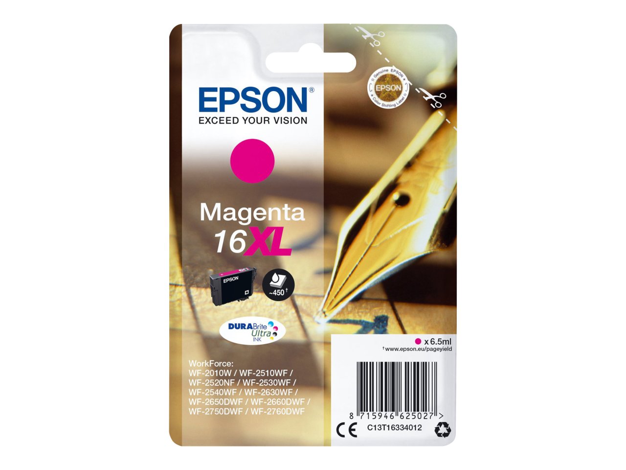Epson DURAbrite 16XL Tintenpatronen Magenta