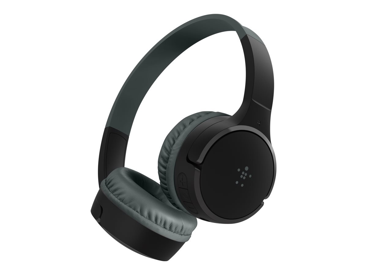 Belkin SoundForm Mini On-Ear Kopfhörer für Kinder Schwarz Kabellos