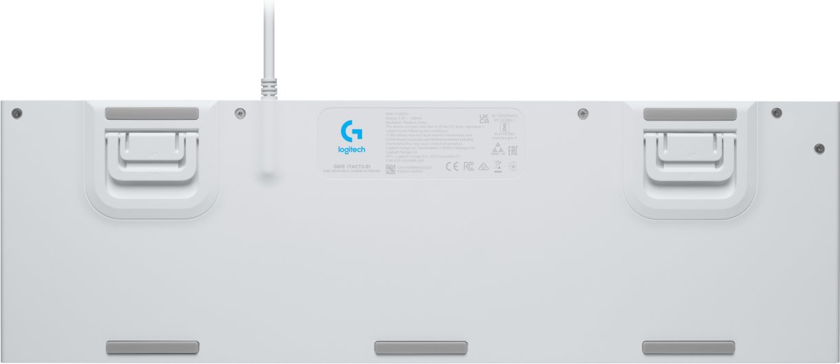 Logitech G815 RGB Gamingtastatur Weiß Deutsch Kabelgebunden