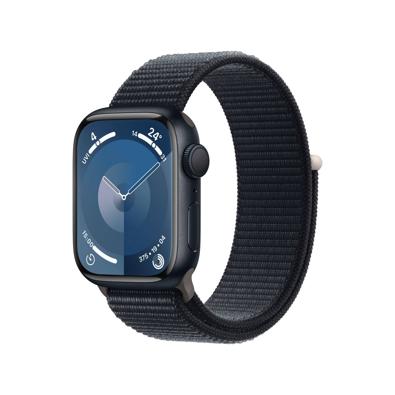 Apple Watch Series 9 Aluminium Mitternacht Mitternacht 41 mm One Size (130-200 mm Umfang) Mitternacht GPS