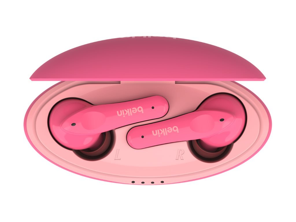 Belkin SoundForm Nano true wireless Kinder In-Ear-Kopfhörer Pink Kabellos