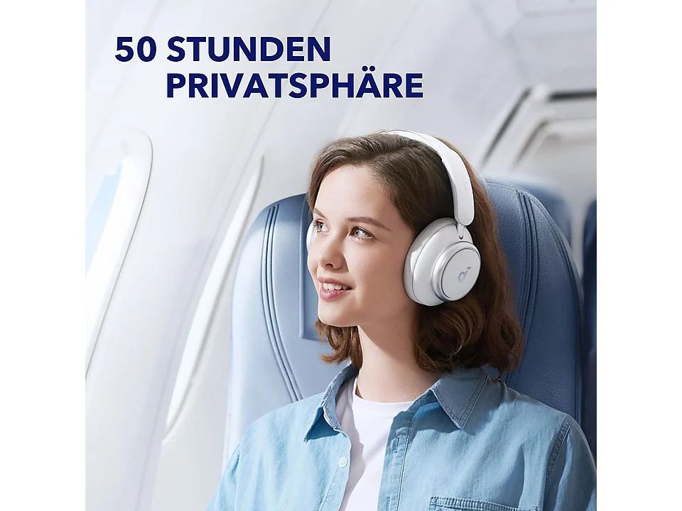 Soundcore Space Q45 kabellose Over-Ear Kopfhörer Weiß Over-Ear Kabellos