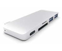 Satechi Type-C USB Passthrough Hub Silber