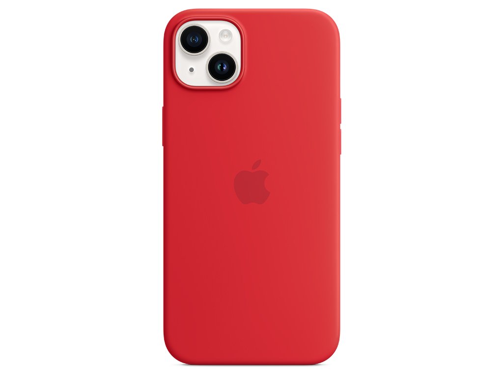 Apple iPhone 14 Plus Silikon Case mit MagSafe, (PRODUCT)RED (PRODUCT)RED iPhone 14 Plus