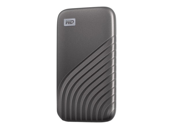 WD My Passport, externe SSD, 500 GB, Grau