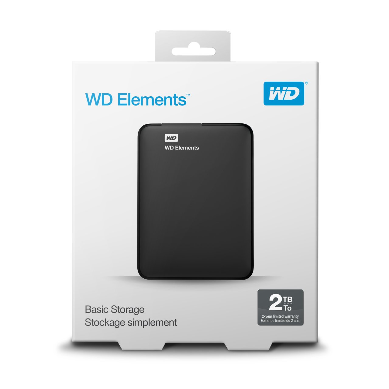 Western Digital Elements Portable Schwarz USB-A HDD 2 TB
