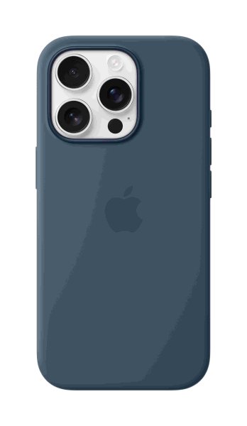 Apple iPhone 16 Pro Silikon Case mit MagSafe, Denim