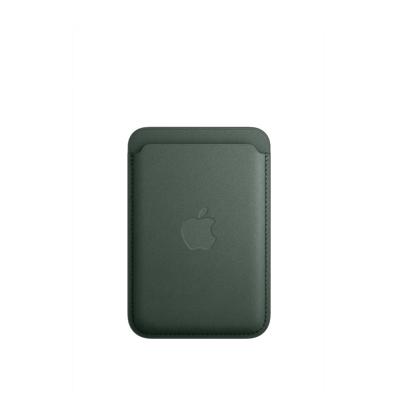 Apple iPhone Feingewebe Wallet mit Magsafe Immergrün iPhone 15 / 14 / 13 / 12