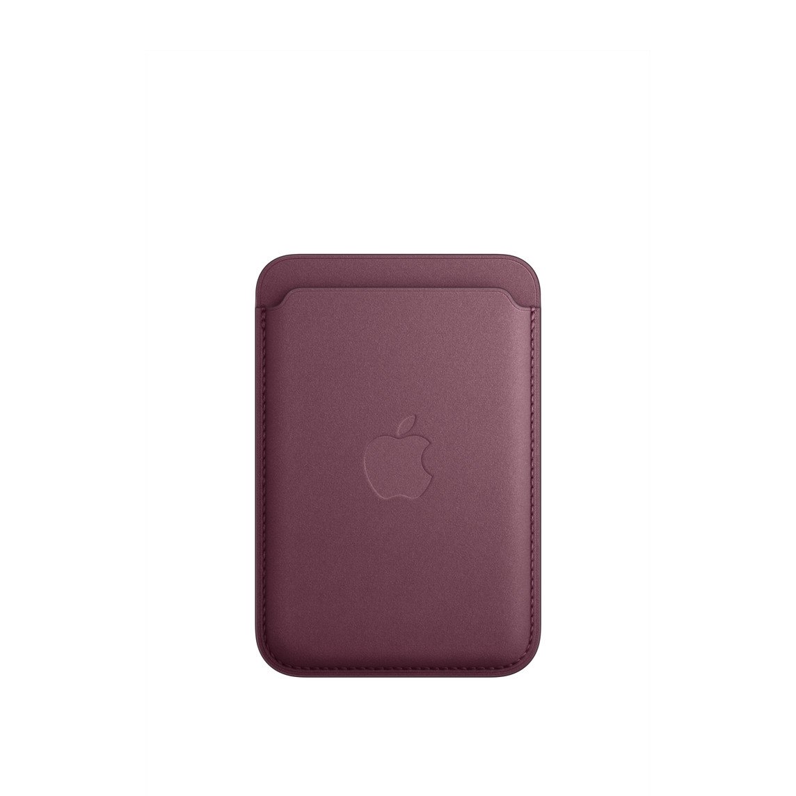 Apple iPhone Feingewebe Wallet mit Magsafe Mulberry iPhone 15 / 14 / 13 / 12