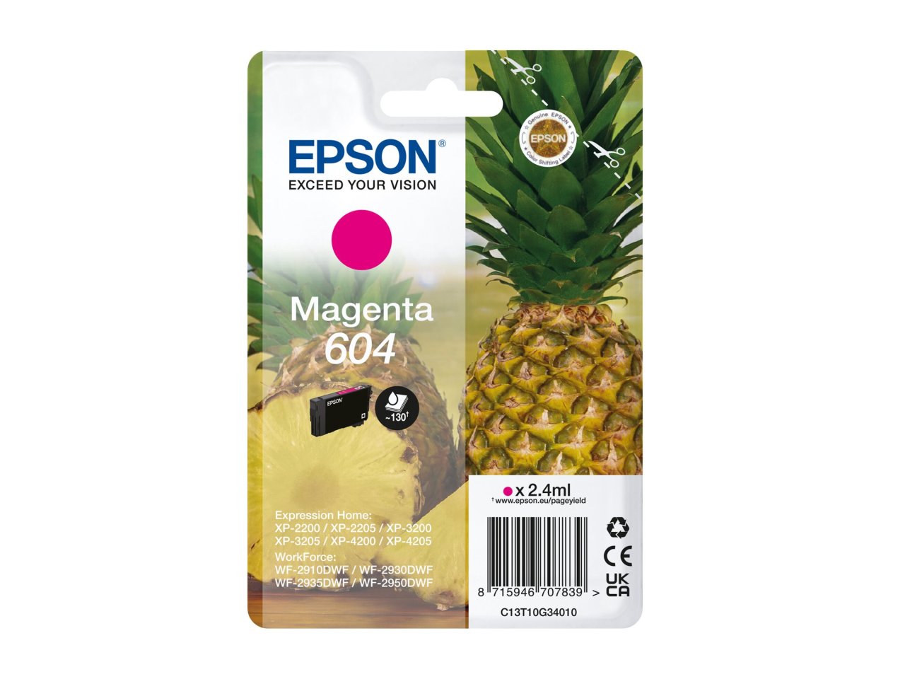 Epson 604 Tintenpatrone Magenta 1er Pack