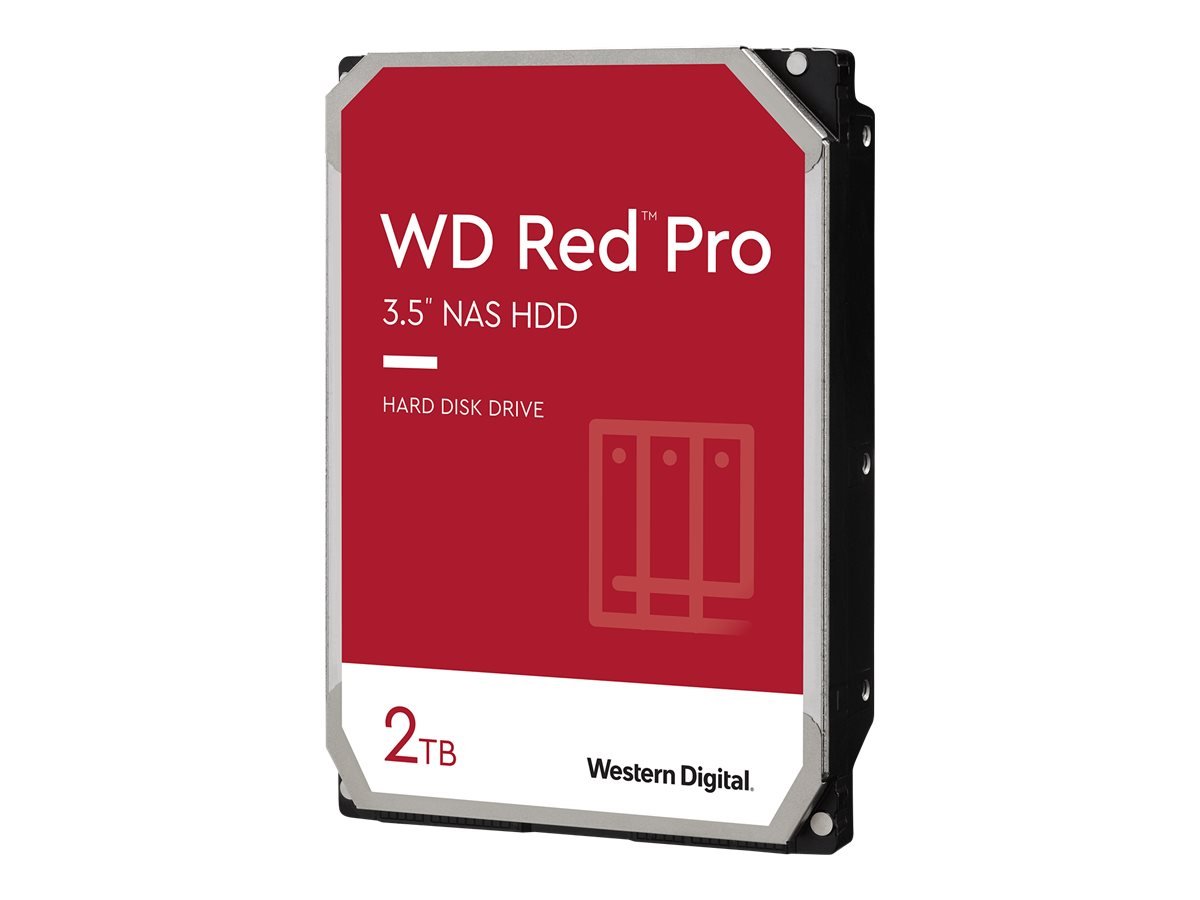 Western Digital WD Red Pro NAS Hard Drive Interne Festplatte Rot 3,5" HDD 2 TB
