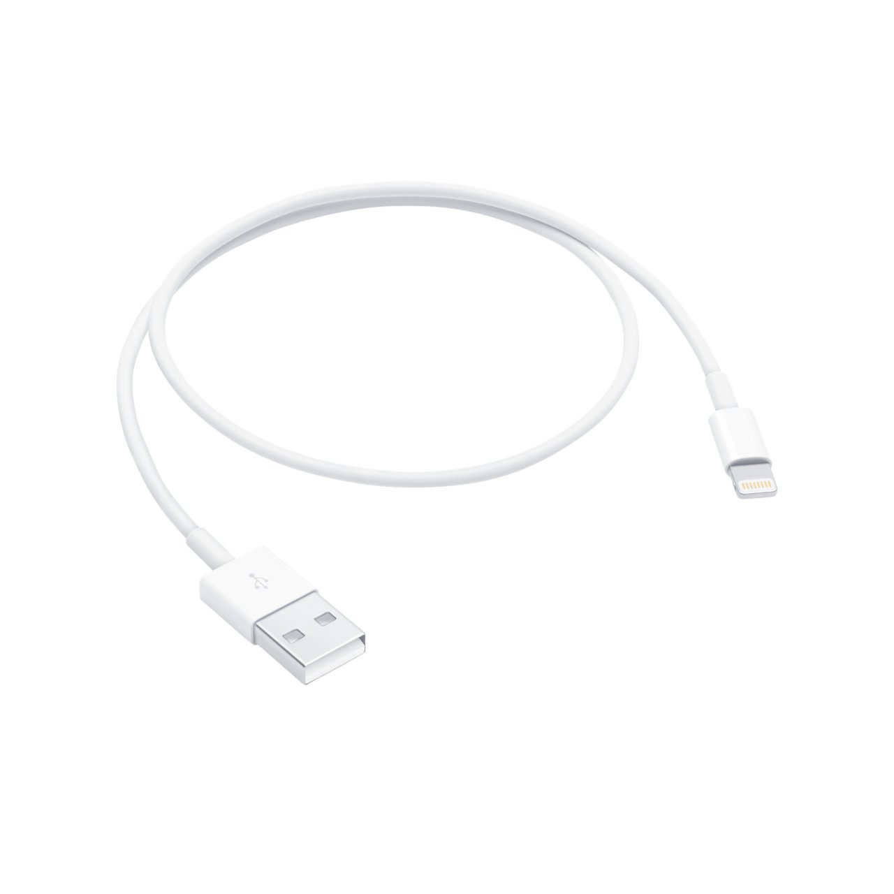 Apple Lightning auf USB Kabel Weiß Lightning auf USB-A 0,5m