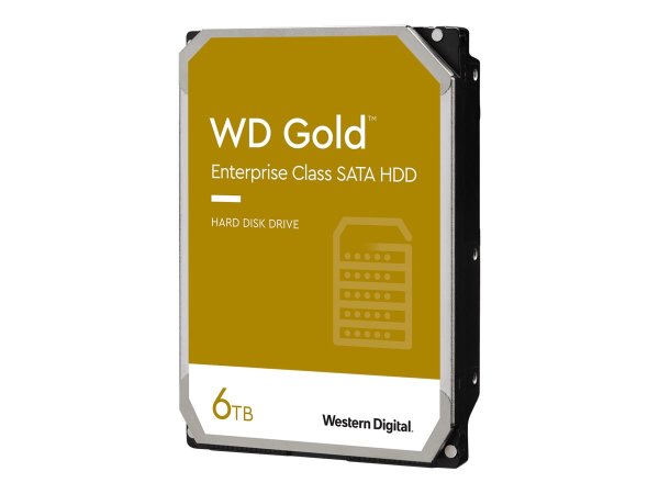 Western Digital WD GOLD SATA HDD Enterprise-Klasse, Interne Festplatte, 6TB
