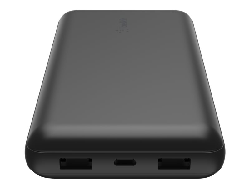 Belkin Powerbank, 20000mAh, 1x USB-C/2xUSB-A, Blau Schwarz USB-C 20000 mAh 3 in 1