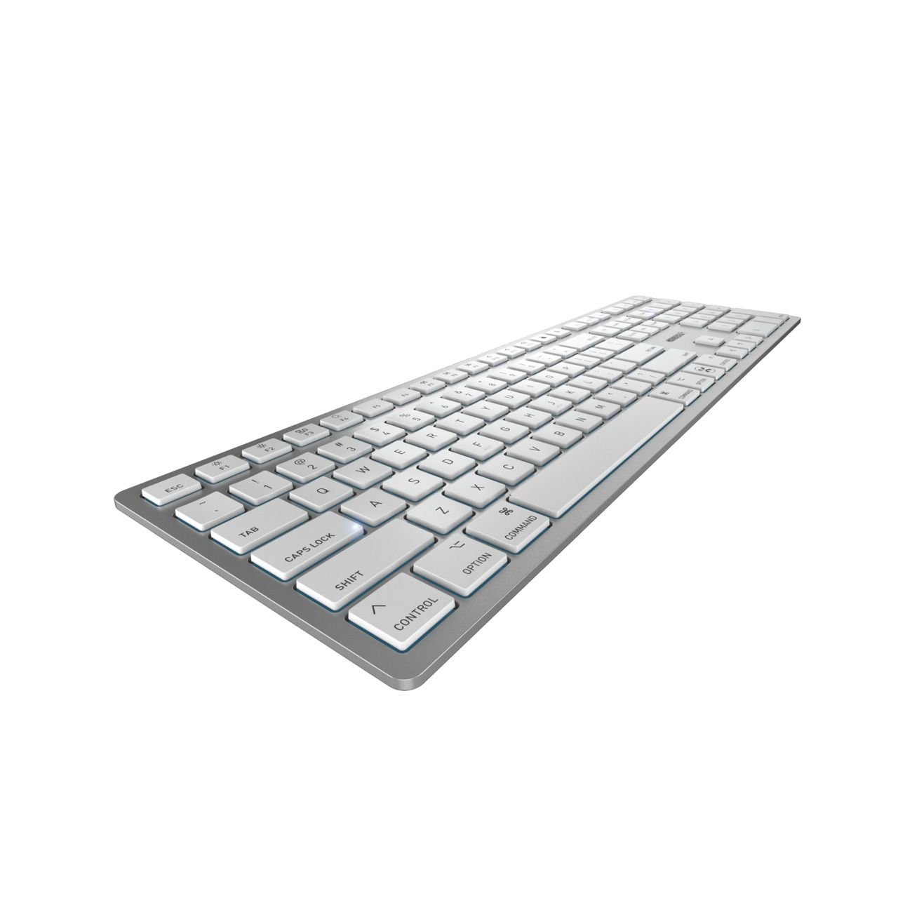 Cherry KW 9100 Slim Tastatur für Mac Silber Englisch (USA) Kabellos