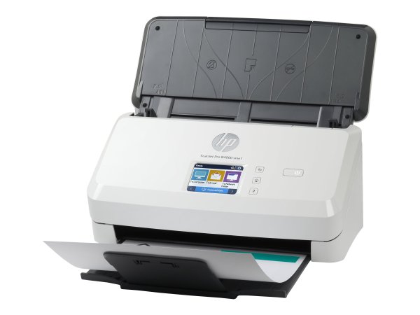 HP Scanjet Pro N4000 snw1 Sheet-feed, Dokumentenscanner, Schwarz/Weiß, Weiß