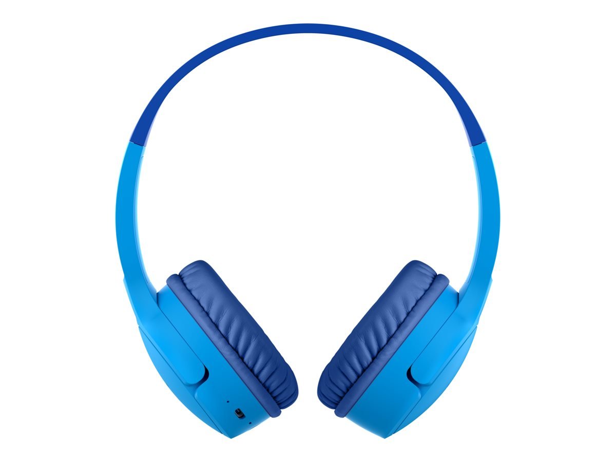 Belkin SoundForm Mini On-Ear Kopfhörer für Kinder Blau Kabellos