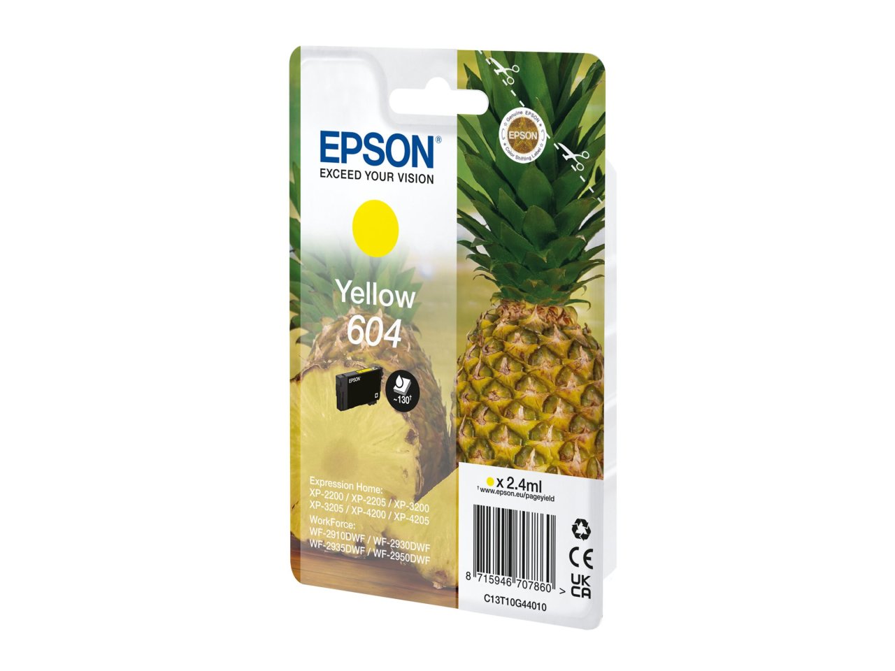 Epson 604 Tintenpatrone Gelb 1er Pack