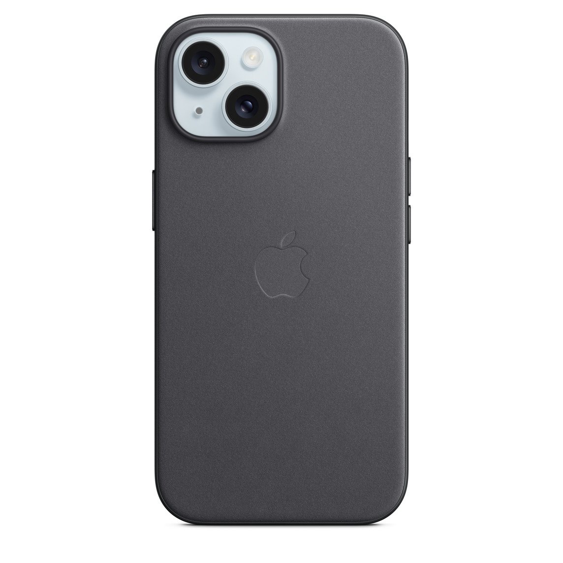 Apple iPhone 15 Feingewebe Case mit MagSafe Schwarz iPhone 15