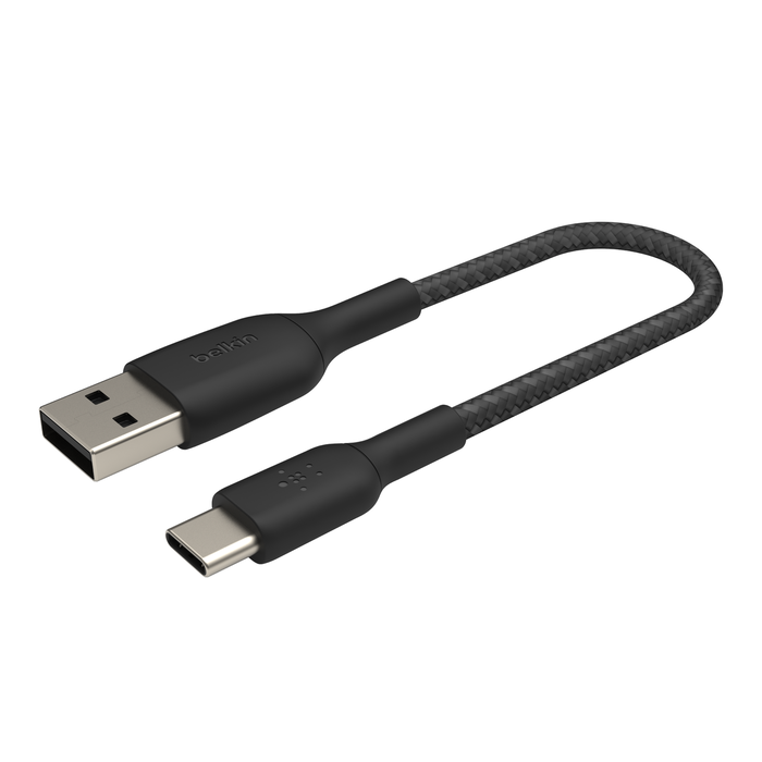 Belkin USB-A auf USB-C Kabel geflochten Schwarz USB-A auf USB-C 2m