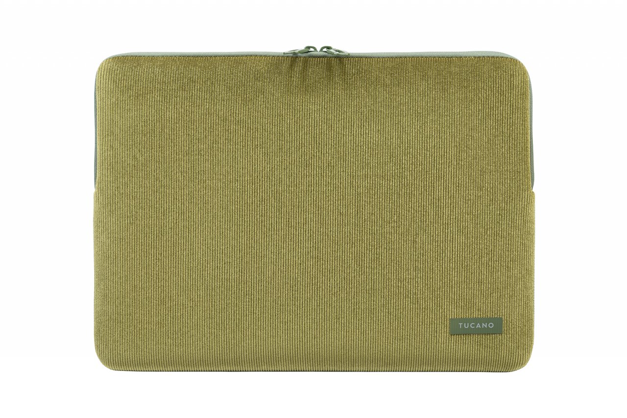 Tucano Second Skin Velluto für MacBook Pro 16" Oliv Notebook bis 16"