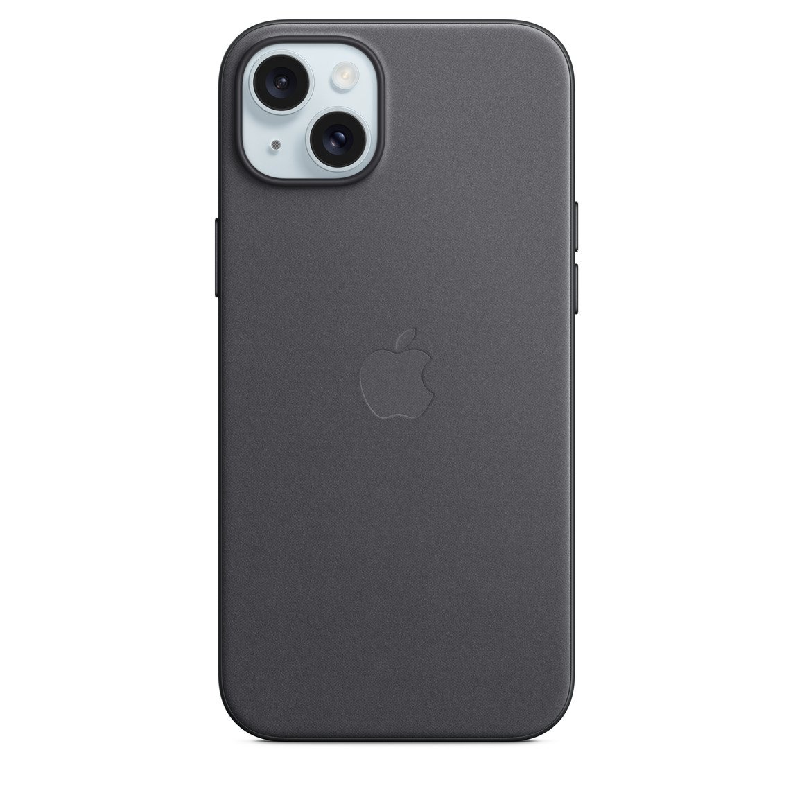 Apple iPhone 15 Plus Feingewebe Case mit MagSafe Schwarz iPhone 15 Plus
