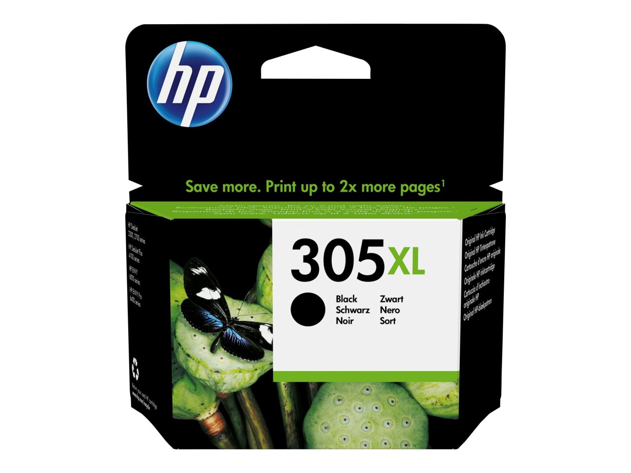 HP 305XL Tintenpatrone Schwarz